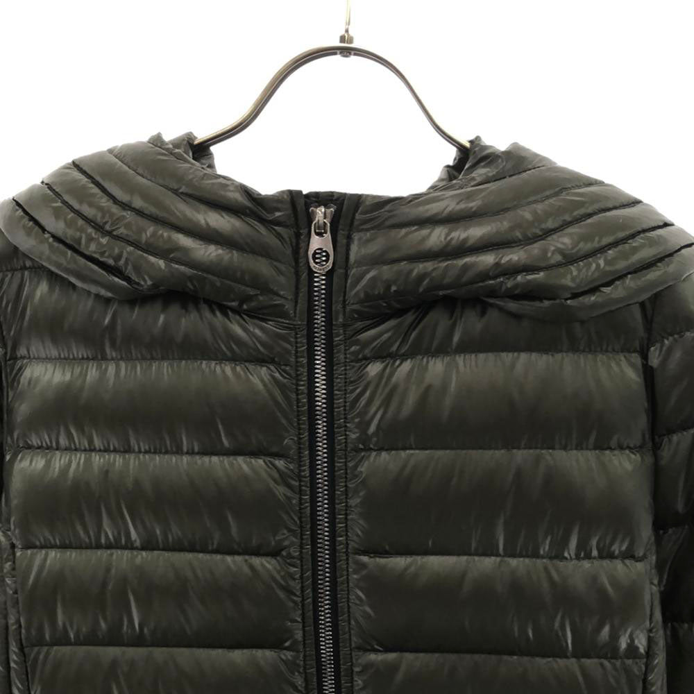 Allegri アレグリ 三陽商会 ライト ダウンコート 38 カーキ系 ダブルファスナー レディース