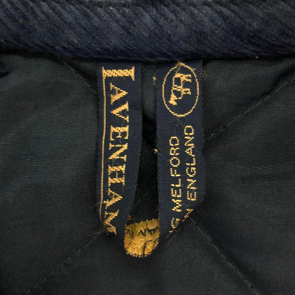LAVENHAM ラベンハム イギリス製 キルティングジャケット 36 ネイビー メンズ