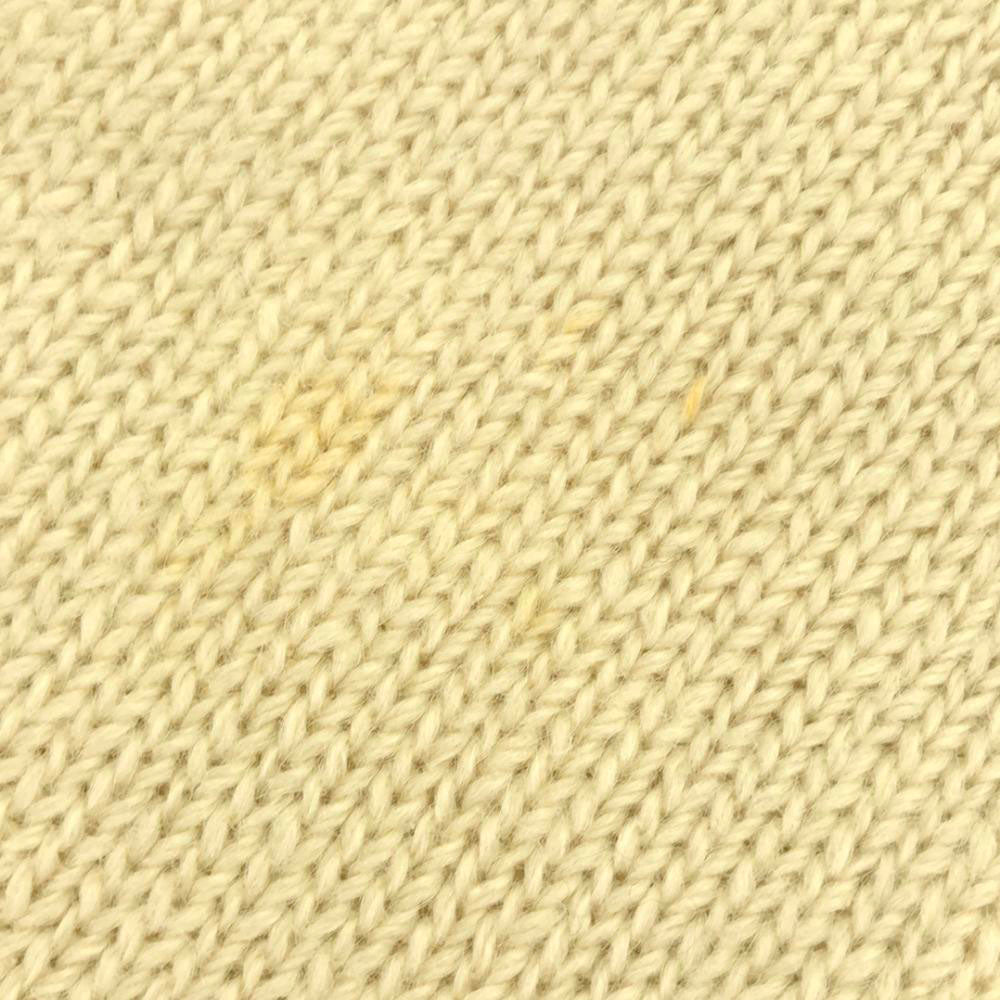 ルノックス 90s ウール オールド 幾何学柄 長袖 モックネック セーター ホワイト×ブラウン ニット メンズ