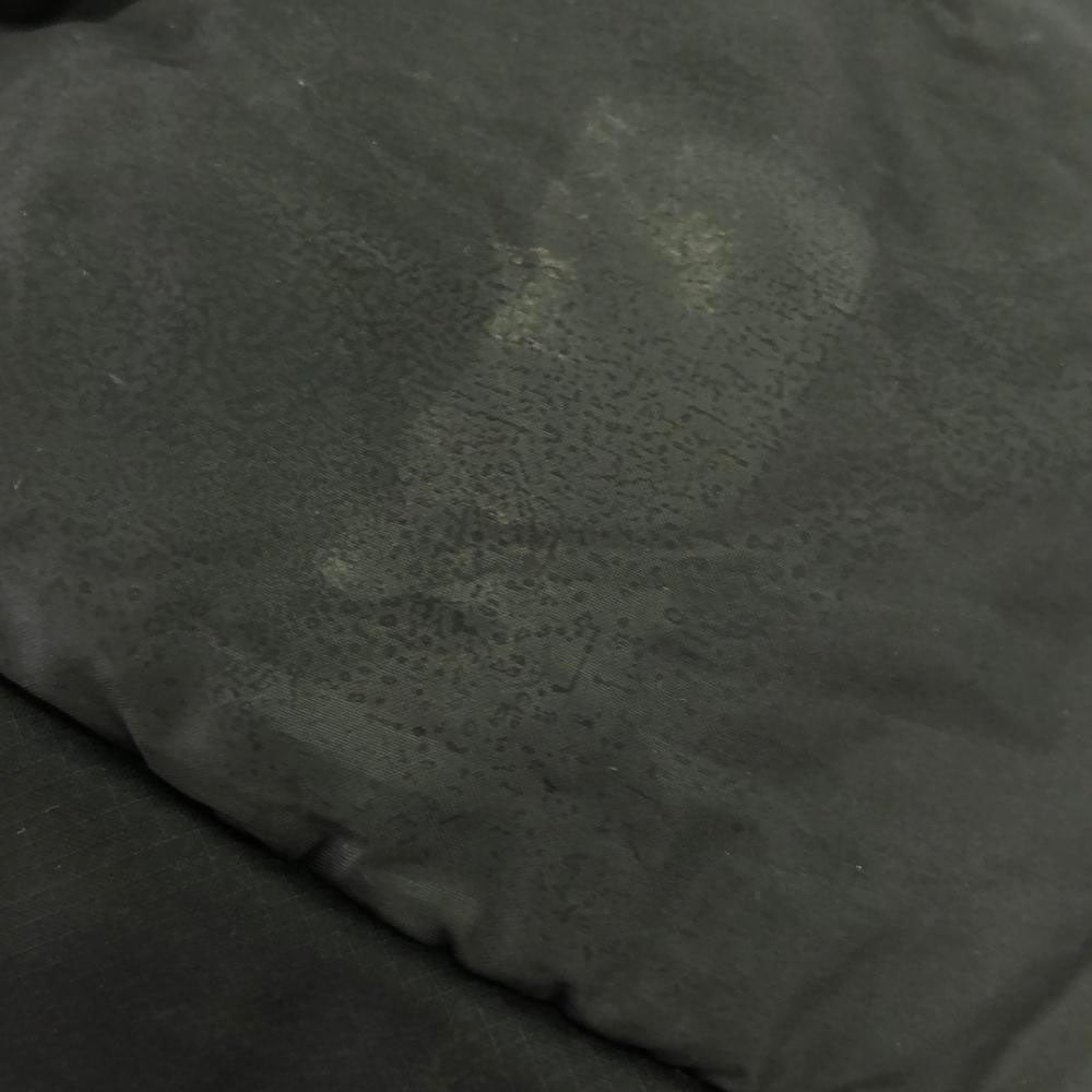 HAGLOFS ホグロフス ロゴプリント フード付き 中綿ジャケット M ブラック アウトドア メンズ