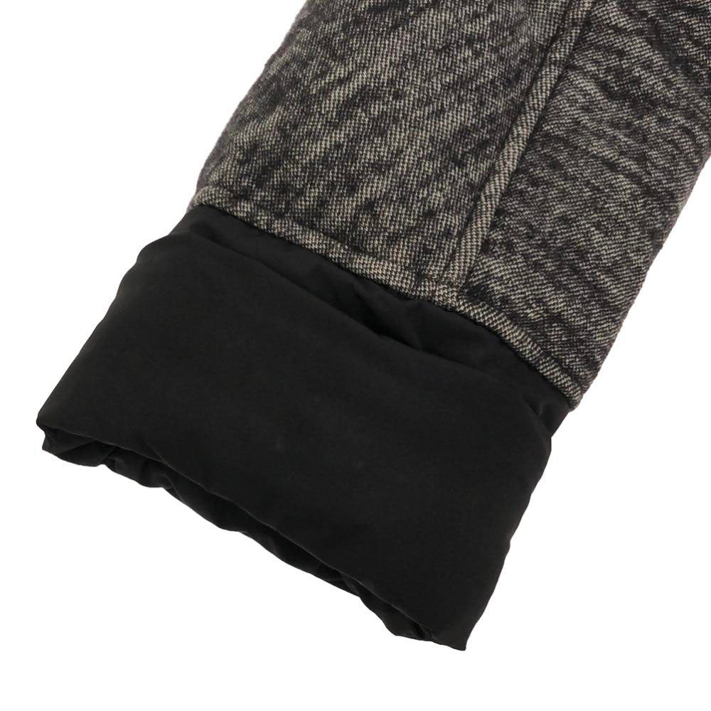 Allegri アレグリ 三陽商会 リバーシブル ダウンジャケット 38 グレー×ブラック ダブルファスナー レディース