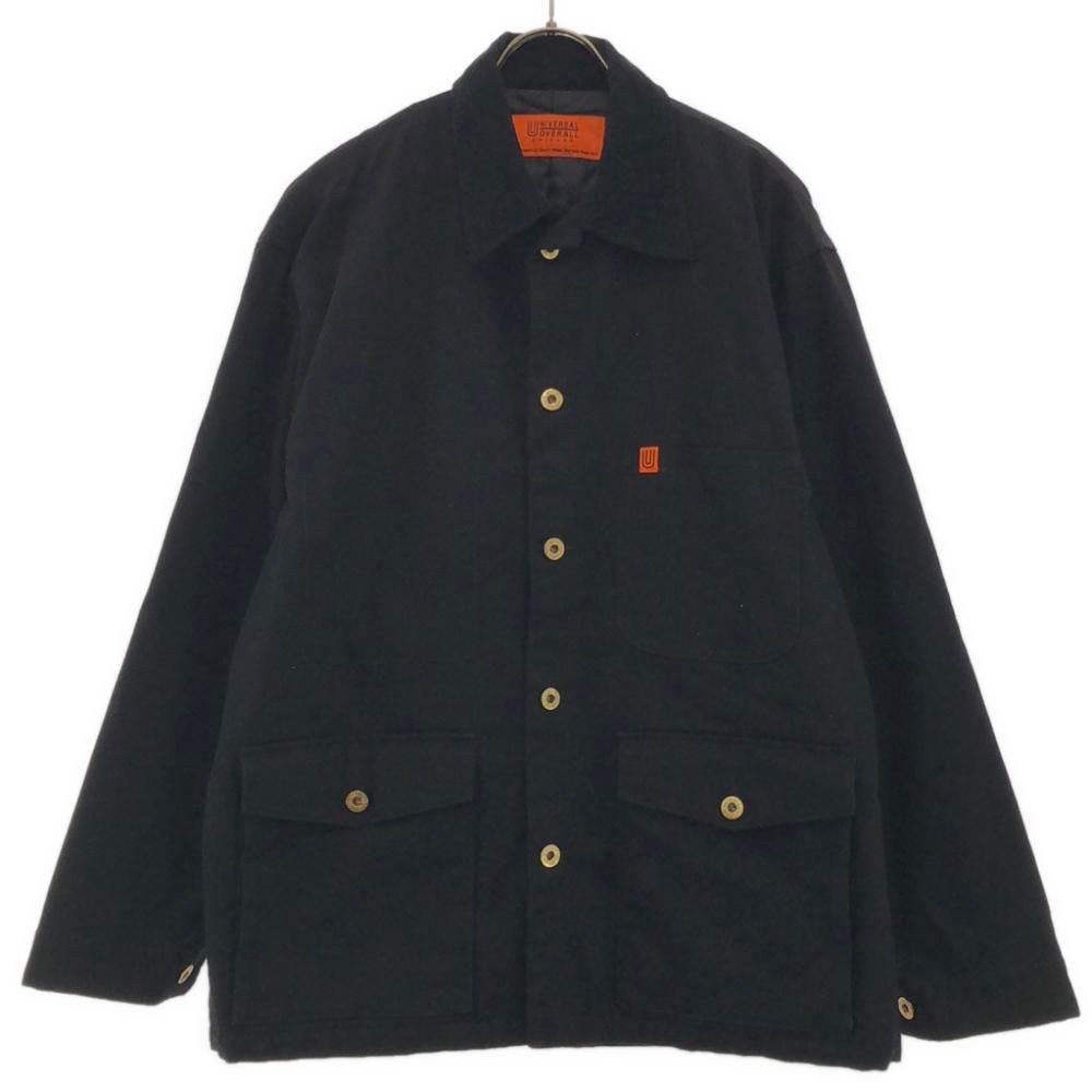 UNIVERSAL OVERALL ユニバーサルオーバーオール コットン ワークジャケット L ブラック メンズ