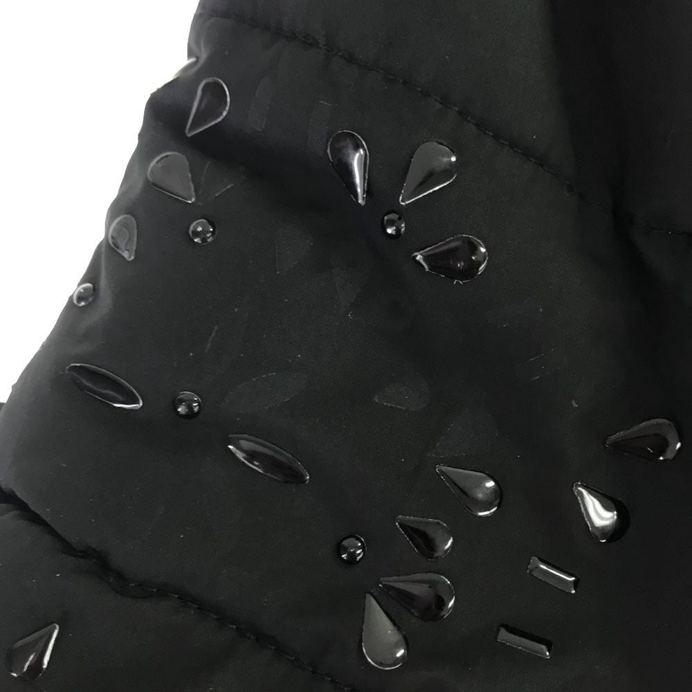 Desigual デシグアル ファーフード付き 中綿ジャケット S ブラック 裏ボア レディース