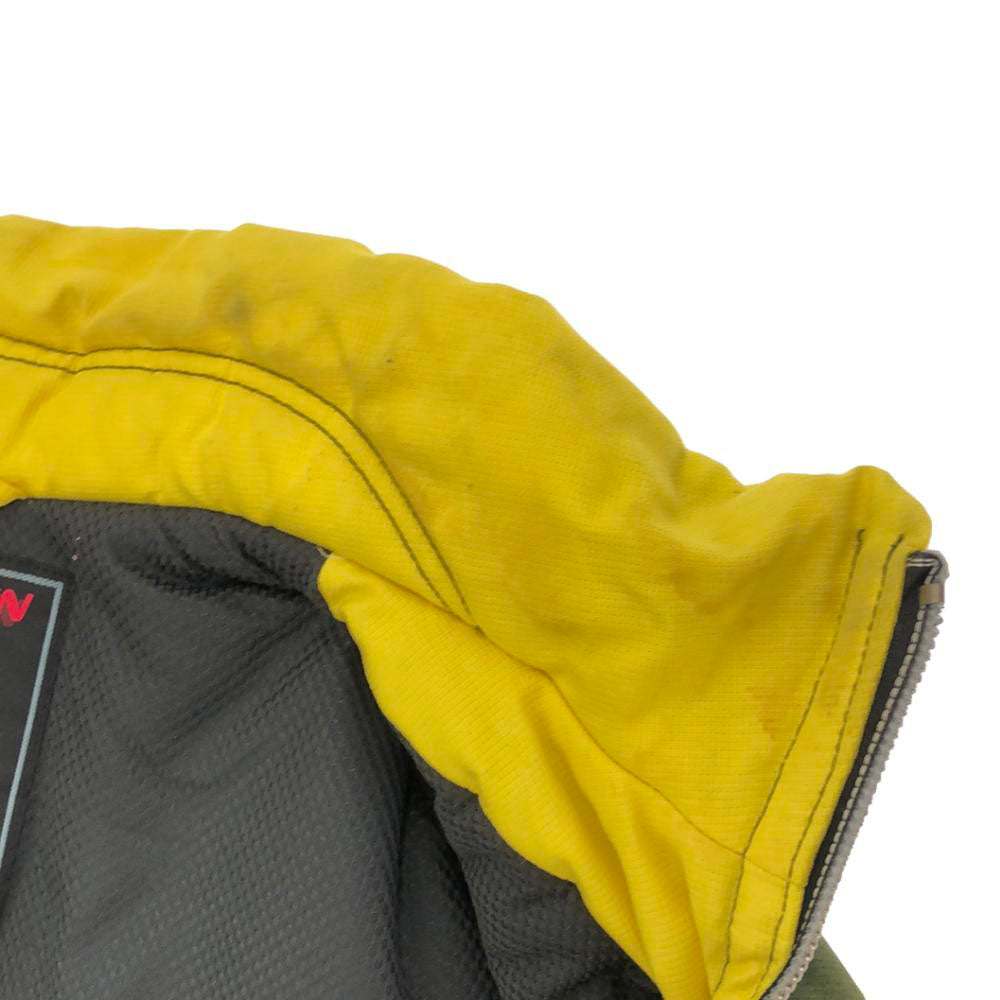 SALOMON サロモン UNISEX 総柄 スノーボード 中綿ジャケット L イエロー系 スノーウェア 裏メッシュ メンズ