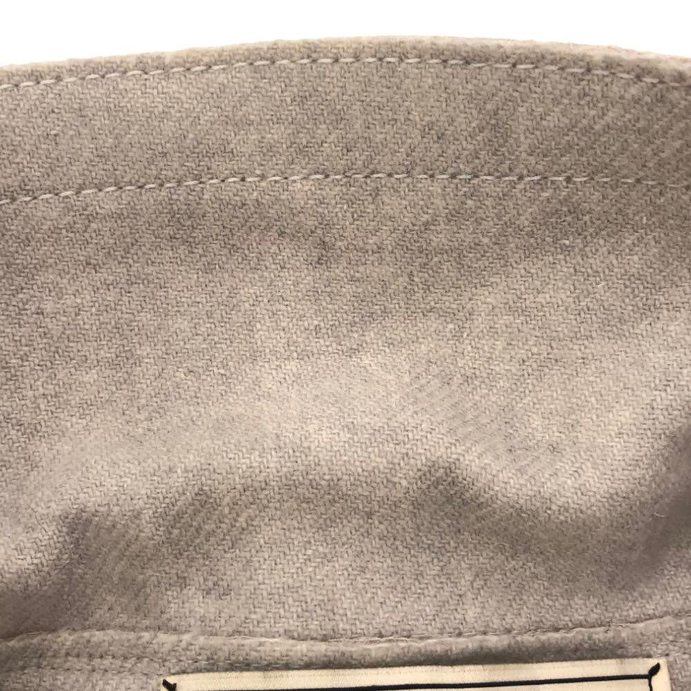 NINA RICCI ニナリッチ ウールブレンド ステンカラーコート 36 ライトグレー ロング レディース