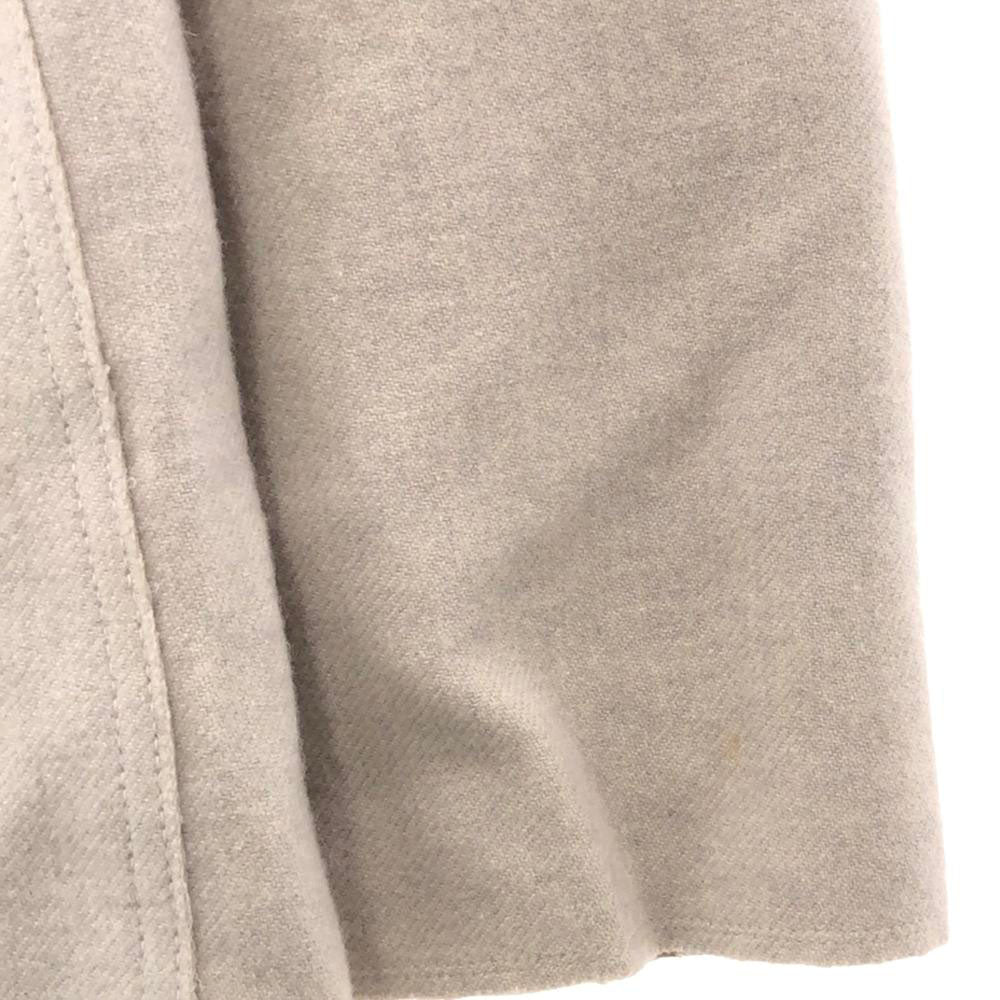 NINA RICCI ニナリッチ ウールブレンド ステンカラーコート 36 ライトグレー ロング レディース