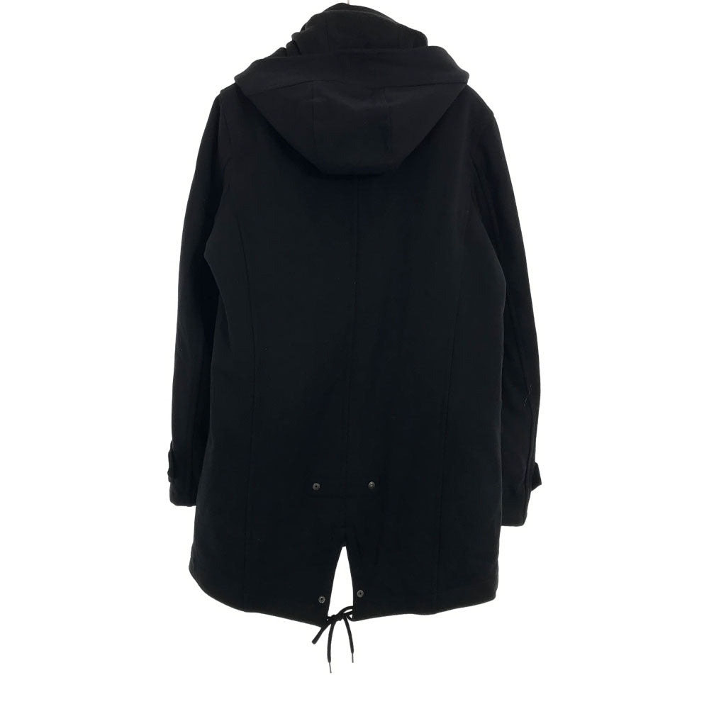 未使用 LOUNGE LIZARD ラウンジリザード 日本製 フード付き ジャケット 2 ブラック タグ付き ライナー付き メンズ