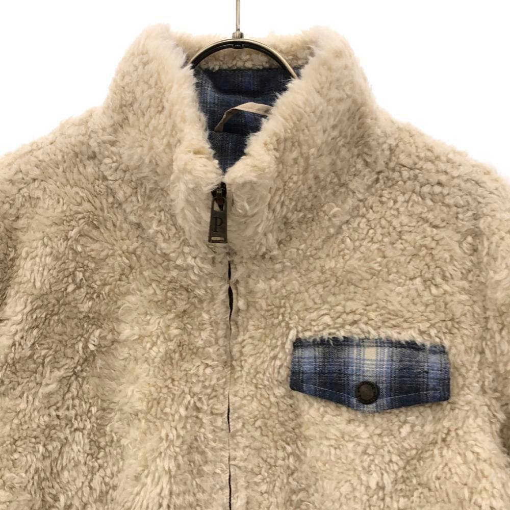 PENDLETON ペンドルトン フルジップ スタンドカラー ボアジャケット S ベージュ 裏地付き メンズ