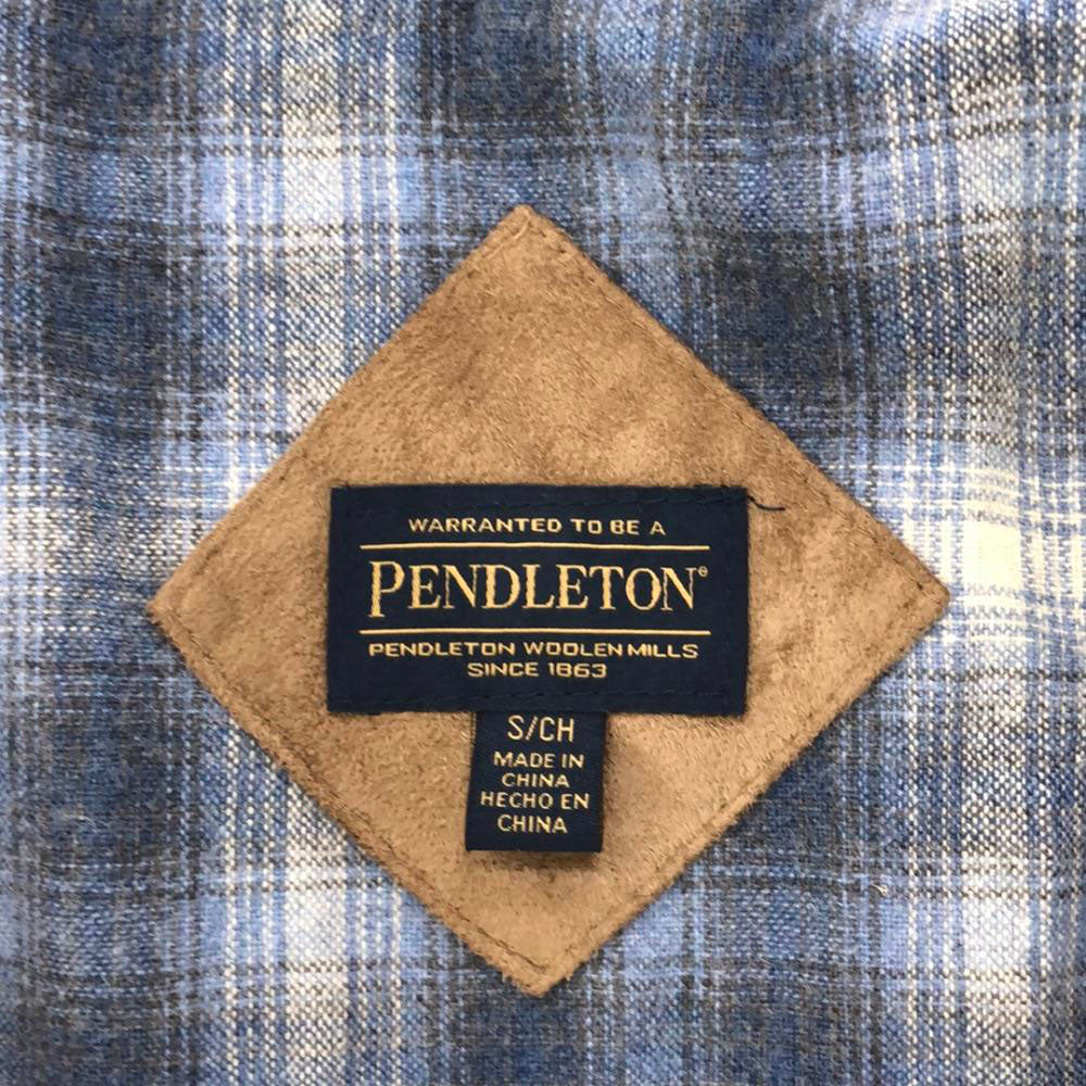 PENDLETON ペンドルトン フルジップ スタンドカラー ボアジャケット S ベージュ 裏地付き メンズ