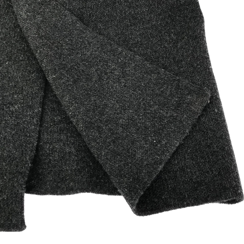 ADAWAS アダワス 日本製 ウールブレンド フーデッド ガウンコート FREE グレー レディース