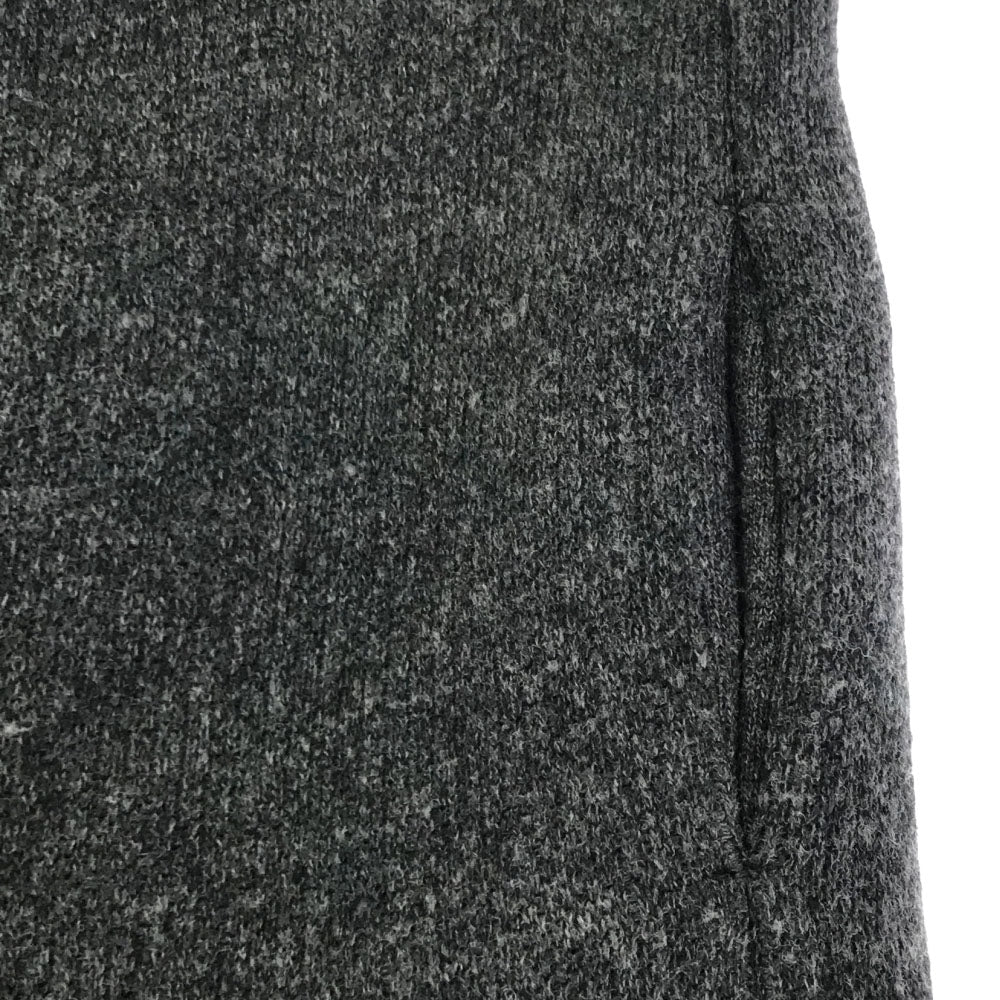 ADAWAS アダワス 日本製 ウールブレンド フーデッド ガウンコート FREE グレー レディース