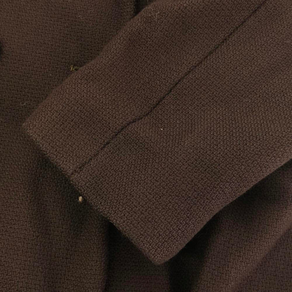 ARMANI JEANS アルマーニジーンズ 90s イタリア製 オールド ウールコート 6 ブラウン レディース