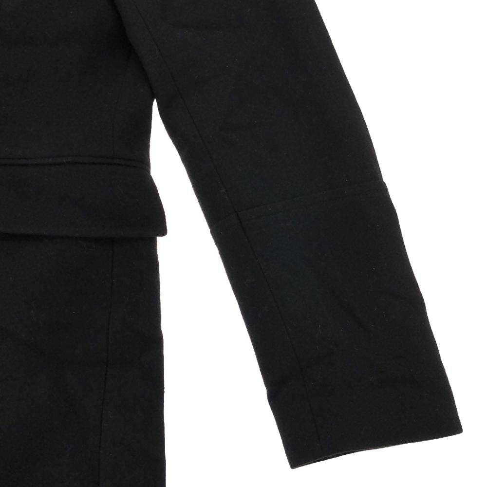 Pretty Green プリティーグリーン ウールブレンド チェスターコート 4 ブラック メンズ