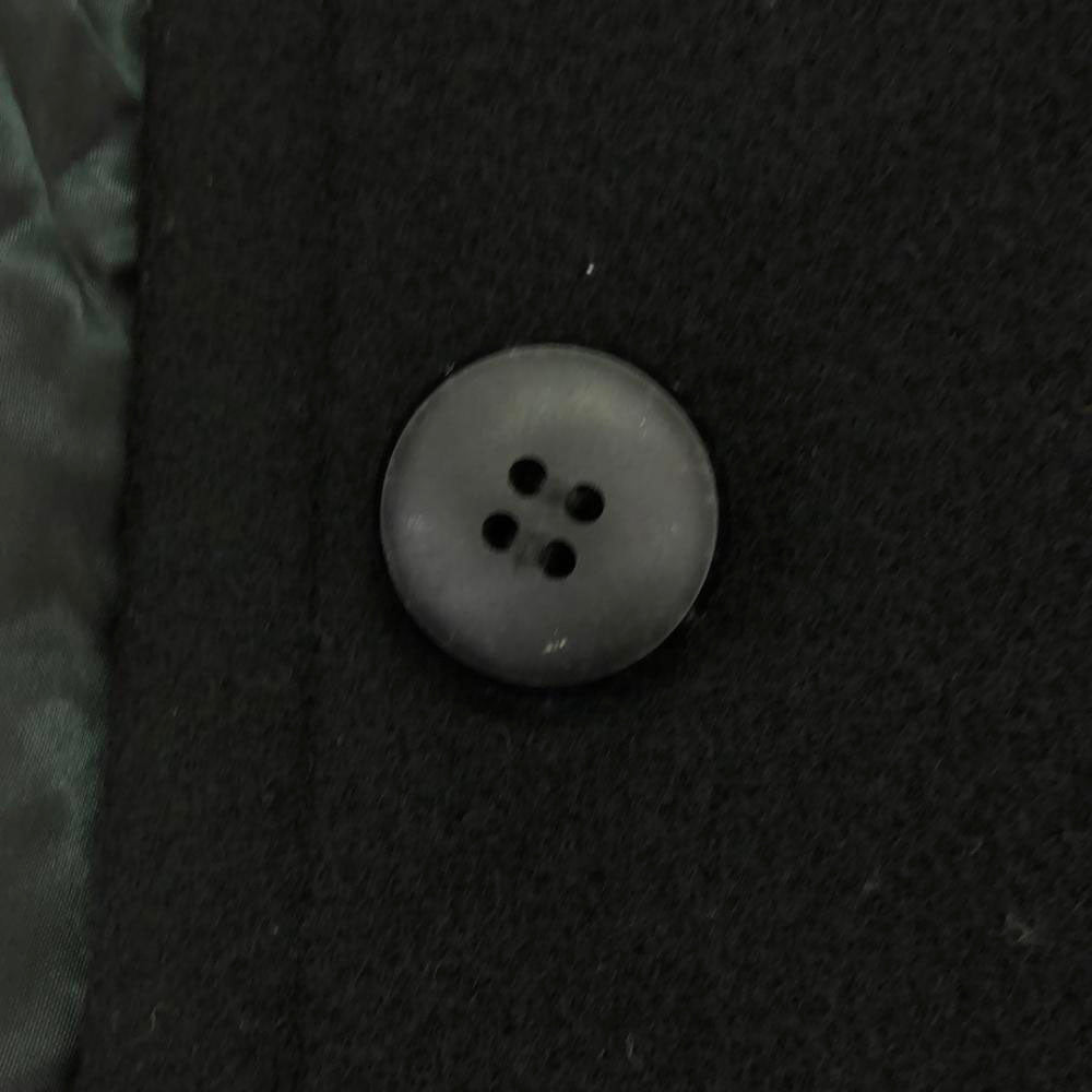 YVES SAINT LAURENT イヴサンローラン 90s ウール オールド ステンカラーコート S ブラック レディース