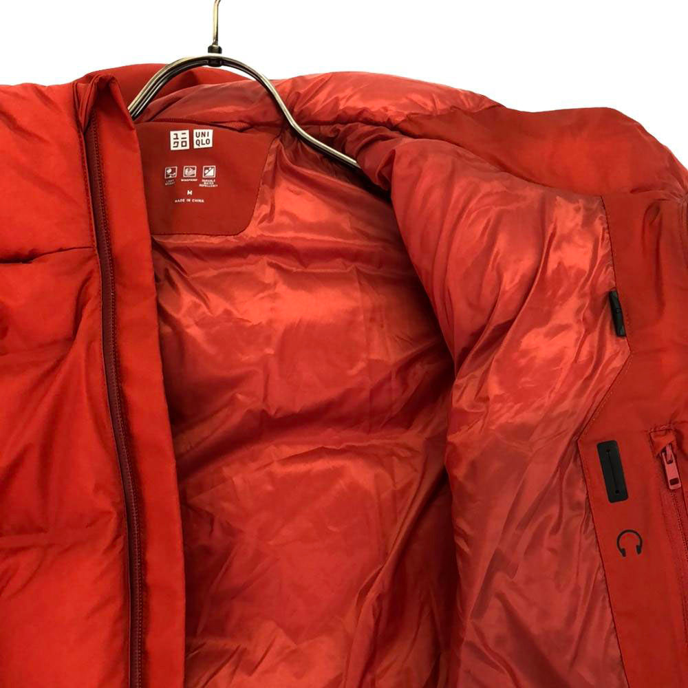 UNIQLO ユニクロ シームレス ダウンジャケット M オレンジ系 メンズ