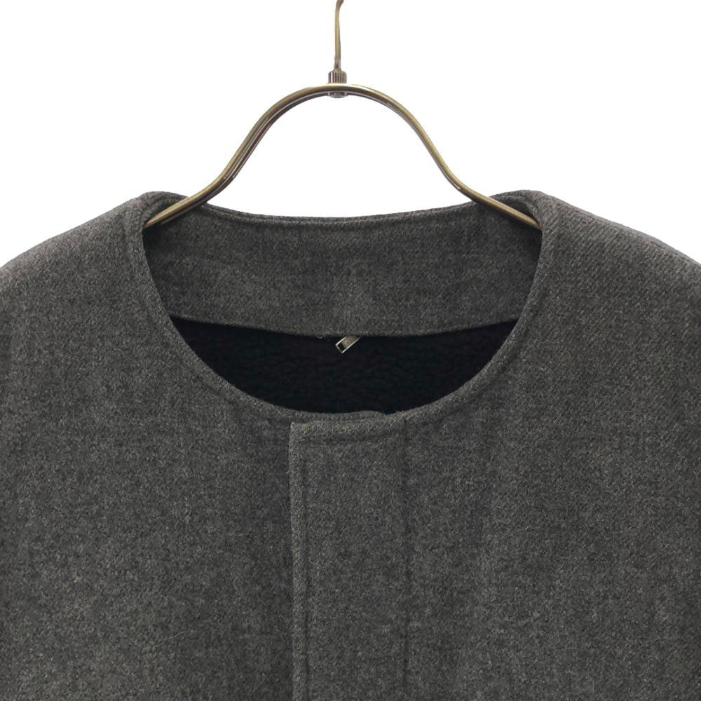 green グリーン 日本製 ボアライナー付き ウールコート 1 グレー レディース