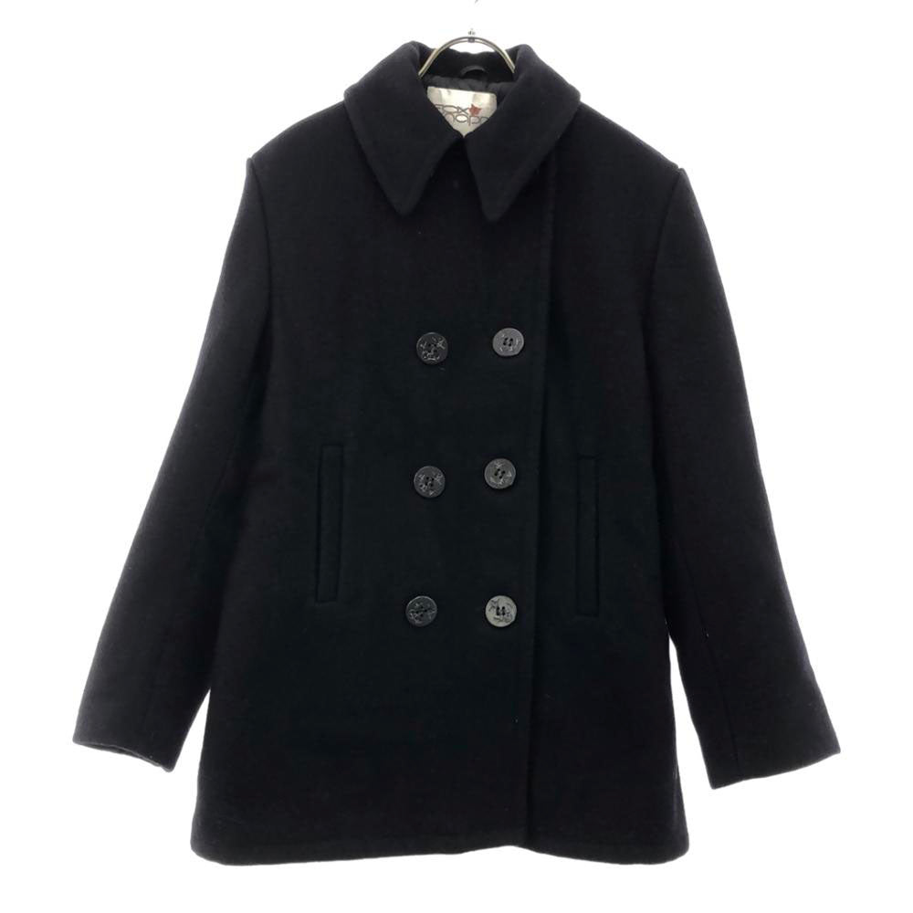 フォックスナップ 80s ヴィンテージ USA製 ピーコート 18 ブラック FOXKNAPP レディース