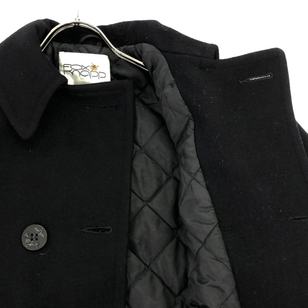 フォックスナップ 80s ヴィンテージ USA製 ピーコート 18 ブラック FOXKNAPP レディース