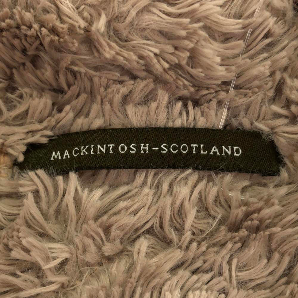 MACKINTOSH SCOTLAND マッキントッシュスコットランド フード付き キルティングコート 36 ベージュ 裏ボア レディース