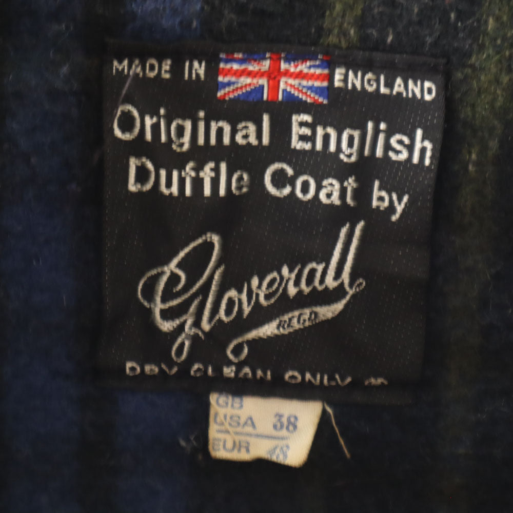 Gloverall グローバーオール 60s 70s イギリス製 ヴィンテージ ダッフルコート 38 グレー レディース