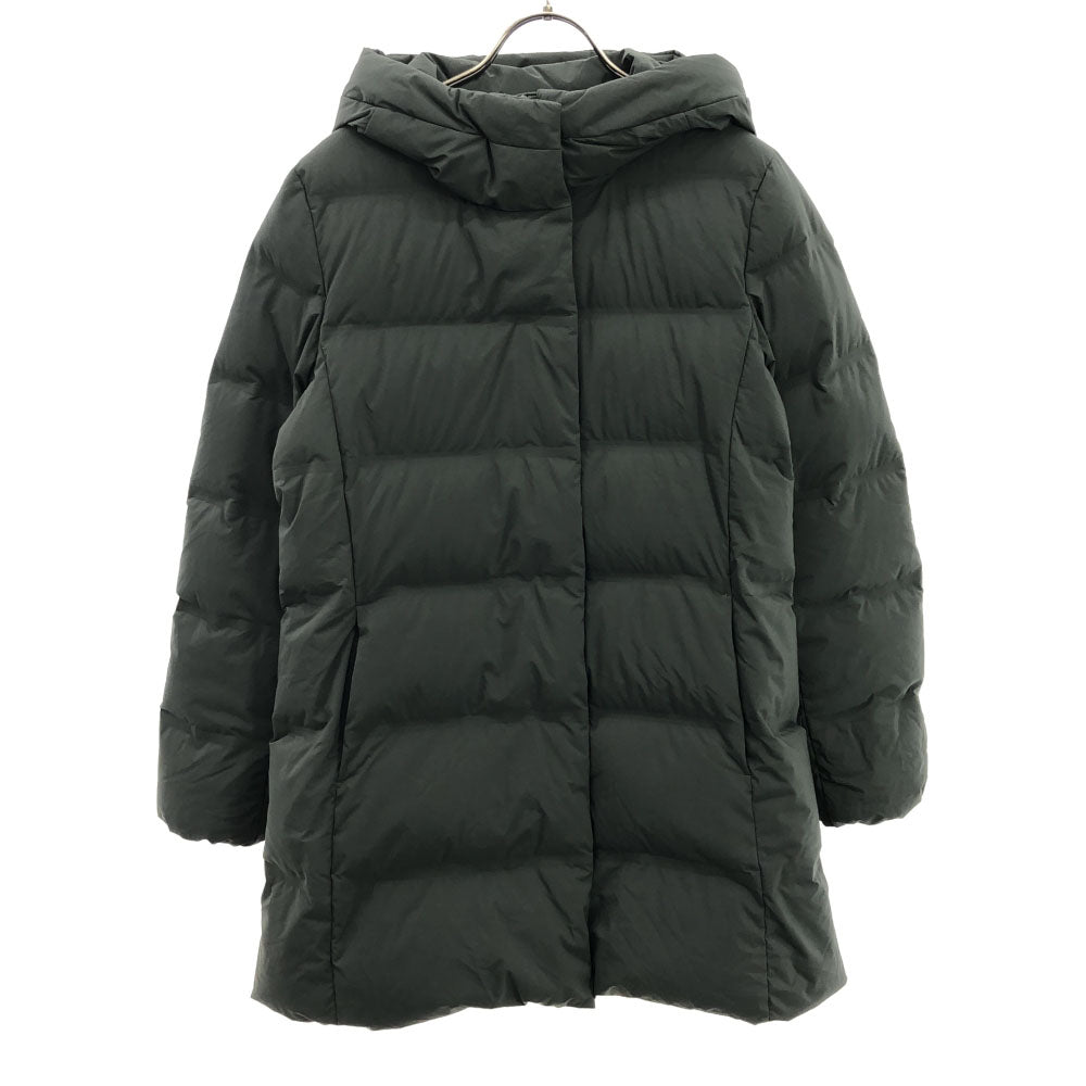 UNIQLO ユニクロ シームレス ダウンコート S オリーブ系 レディース