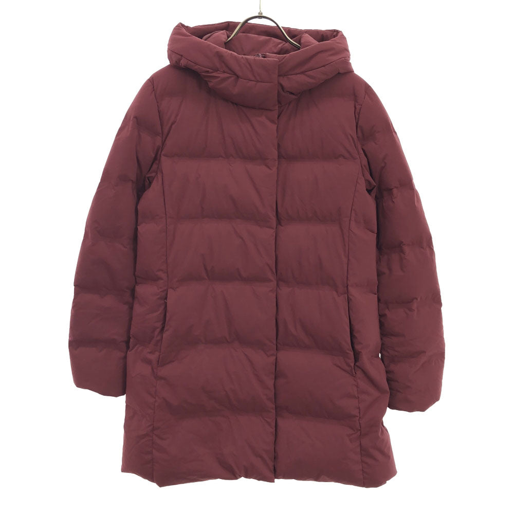 UNIQLO ユニクロ シームレス ダウンコート M レッドブラウン系 レディース