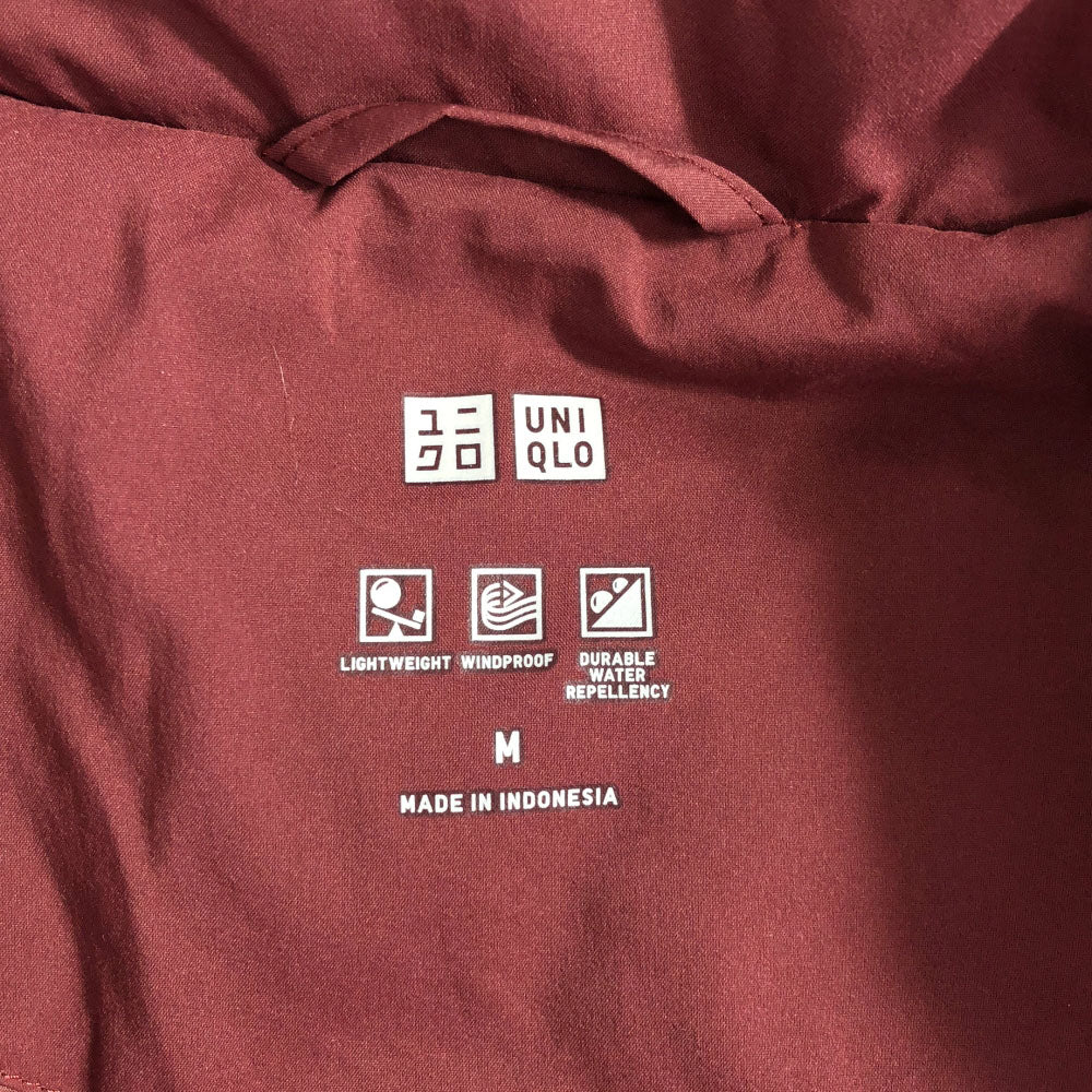 UNIQLO ユニクロ シームレス ダウンコート M レッドブラウン系 レディース