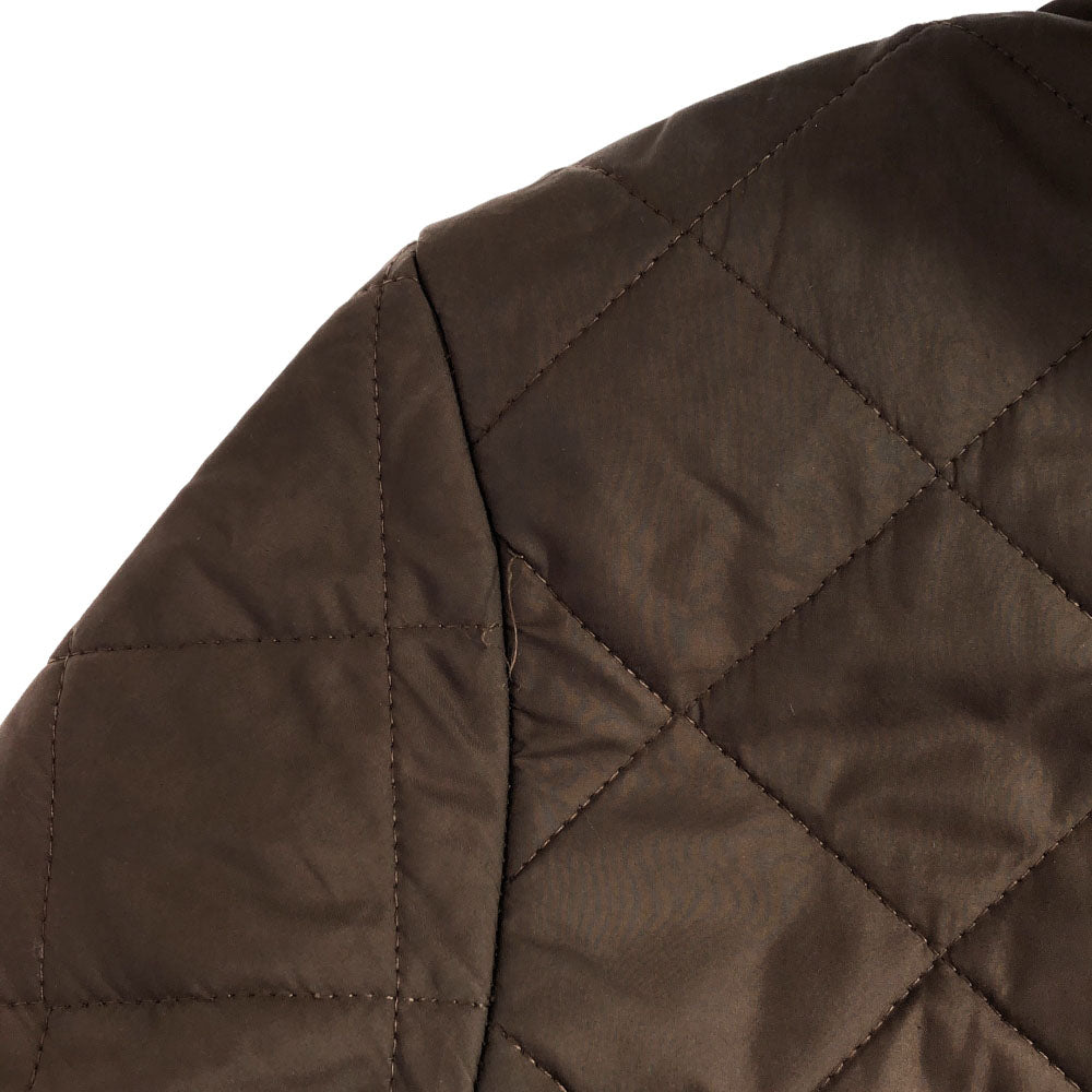 MACKINTOSH SCOTLAND マッキントッシュスコットランド 英国製 キルティングジャケット 38 ブラウン 裏ボア レディース