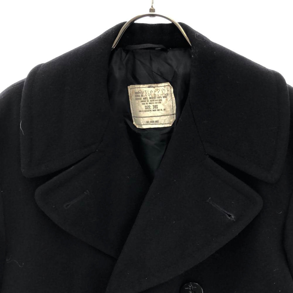 アメリカ海軍 80s ウール DLA ヴィンテージ ピーコート 38S ブラック US NAVY メンズ