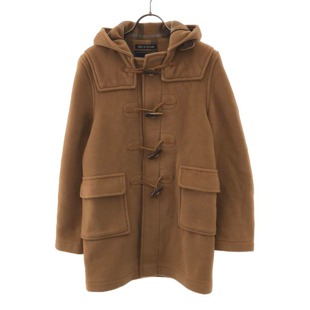 Gloverall グローバーオール 英国製 ウールブレンド ダッフルコート 9YEARS 134cms キャメル 裏チェック キッズ