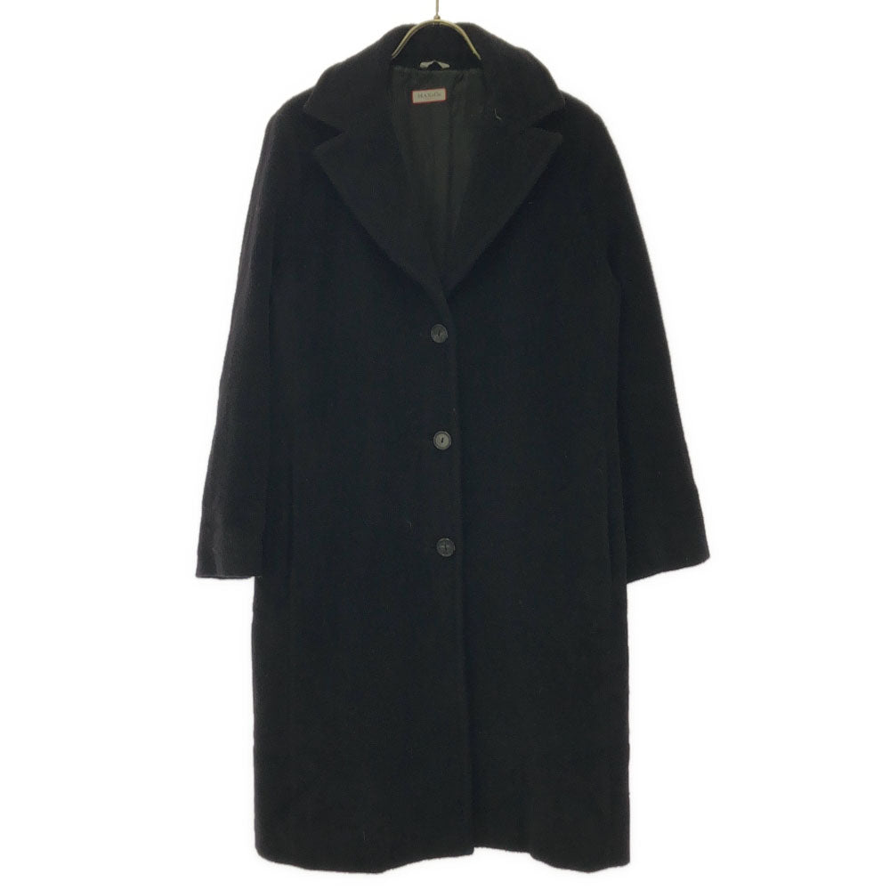 MAX&CO マックスアンドコー イタリア製 ウール チェスターコート 42 ブラック レディース