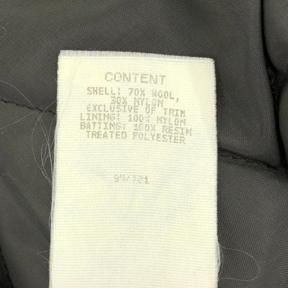 ヴィンテージ 80s USA製 ピーコート L グレー VINTAGE 裏地付き メンズ