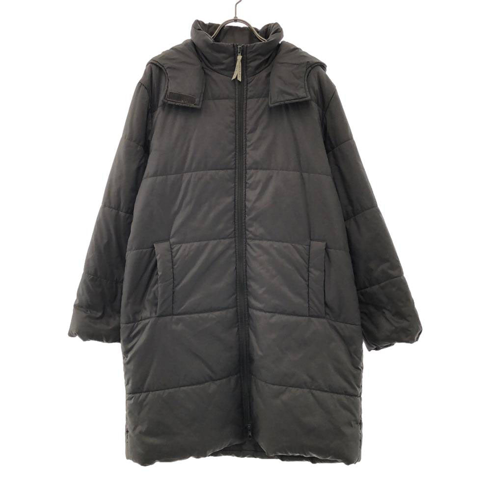 MAX&CO マックスアンドコー フーディー 中綿コート 36 グレー ダブルジップ レディース
