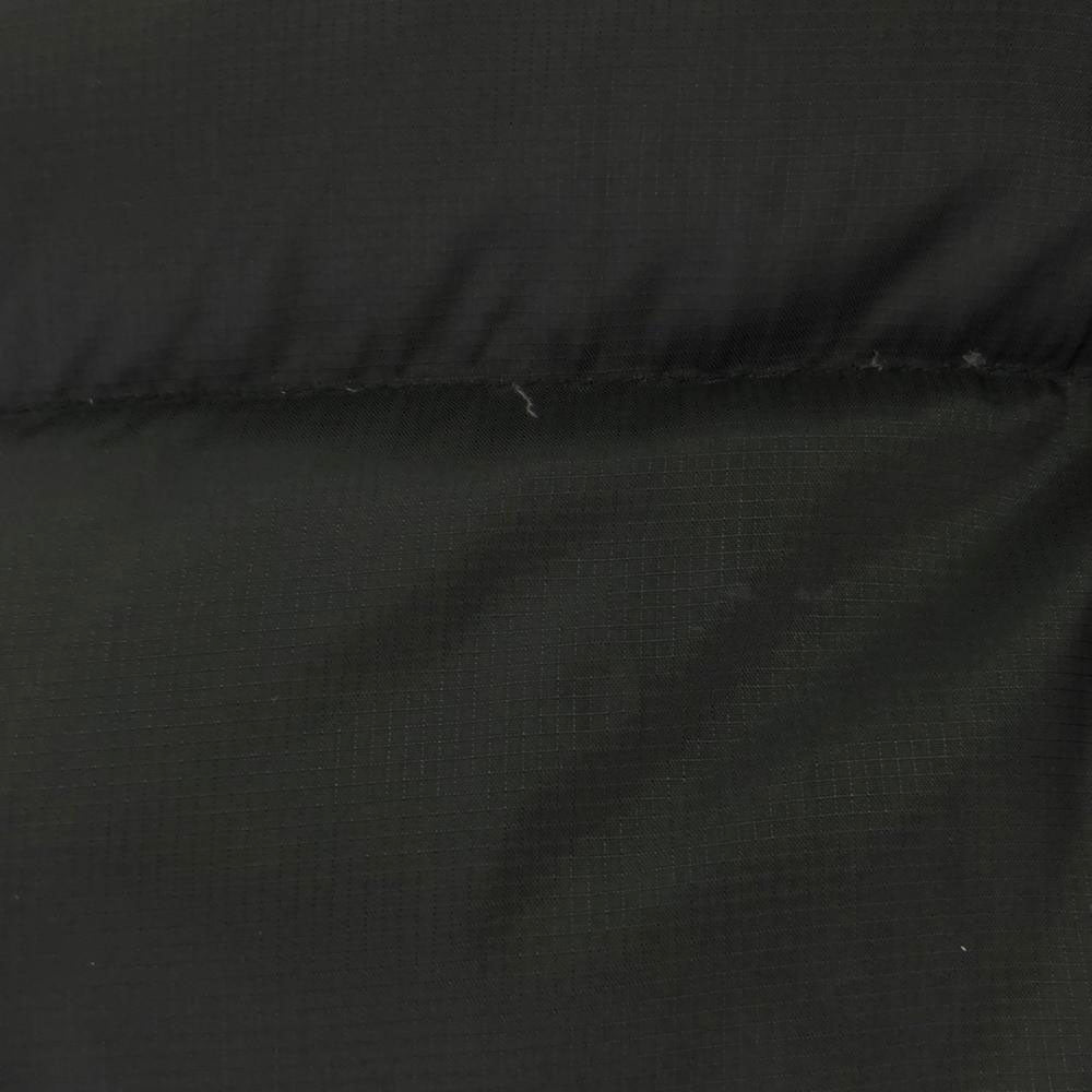 NIKE ナイキ 90s 00s オールド 白タグ ロゴ刺繍 ダウンジャケット XS ブラック キッズ