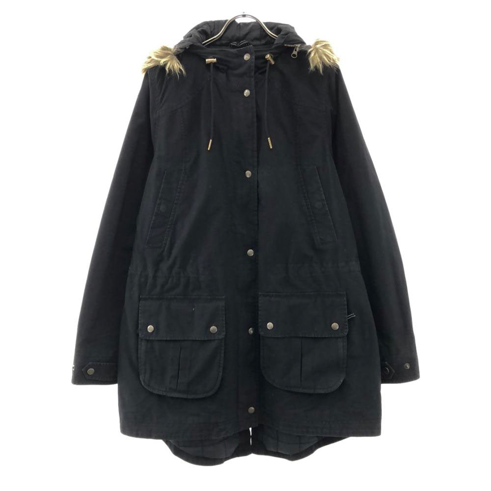 L.L.Bean エルエルビーン フーディー モッズコート LREG ブラック アウトドア レディース