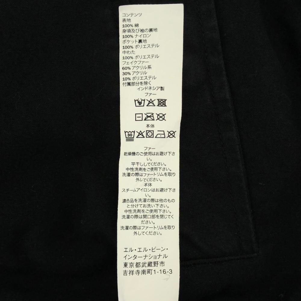 L.L.Bean エルエルビーン フーディー モッズコート LREG ブラック アウトドア レディース