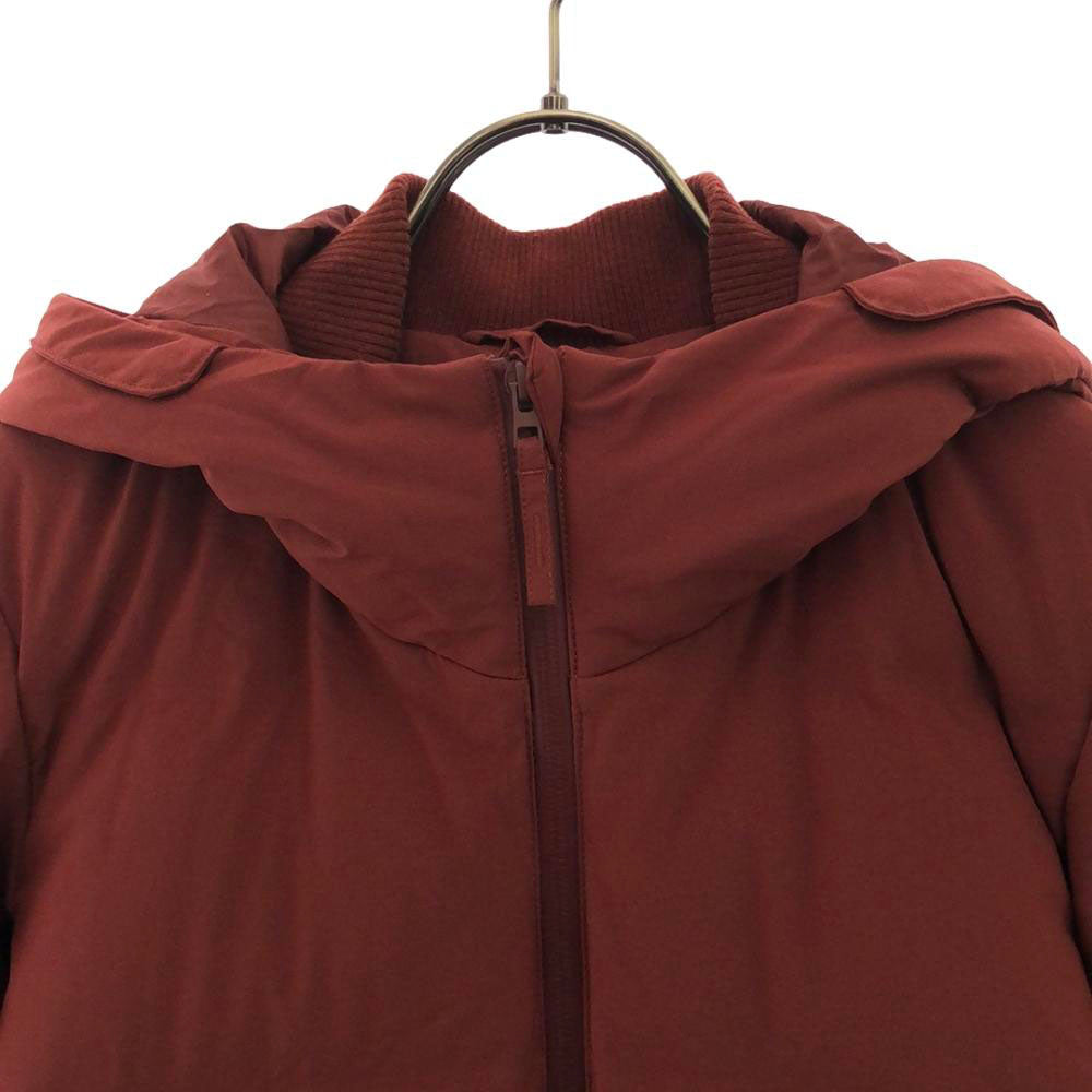 UNIQLO ユニクロ シームレス ダウンジャケット S レッド系 レディース