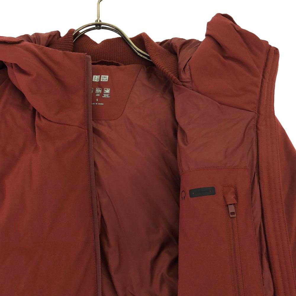 UNIQLO ユニクロ シームレス ダウンジャケット S レッド系 レディース