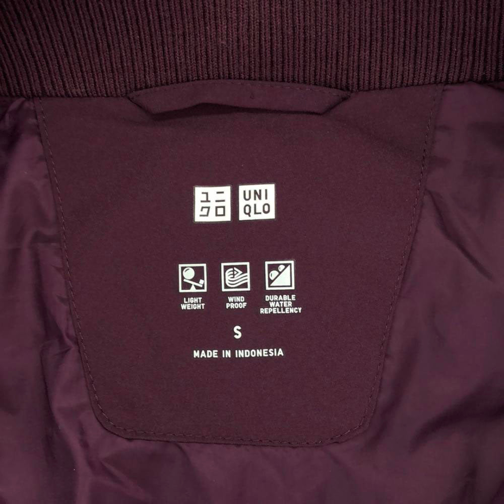 UNIQLO ユニクロ シームレス ダウンコート S パープル系 レディース