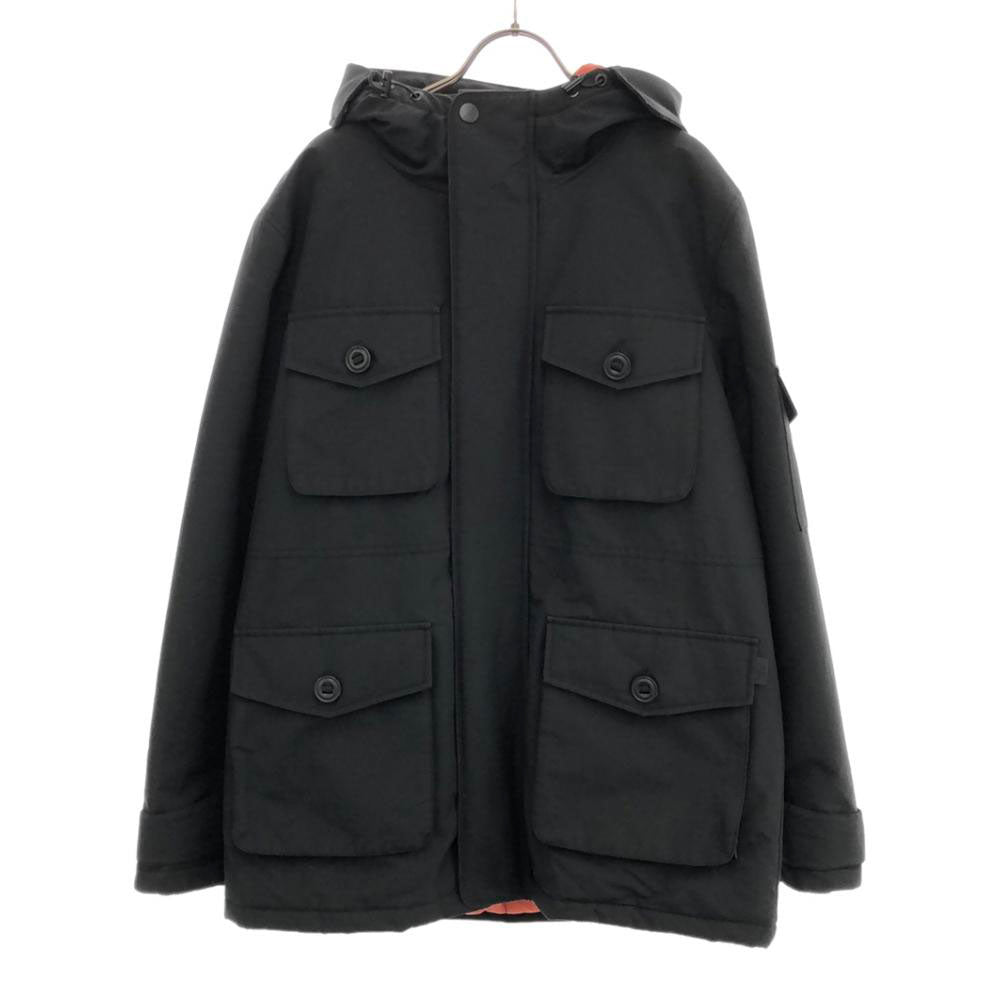 PARKA LONDON パーカロンドン 中綿ジャケット M ブラック ダブルジッパー 裏地付き メンズ