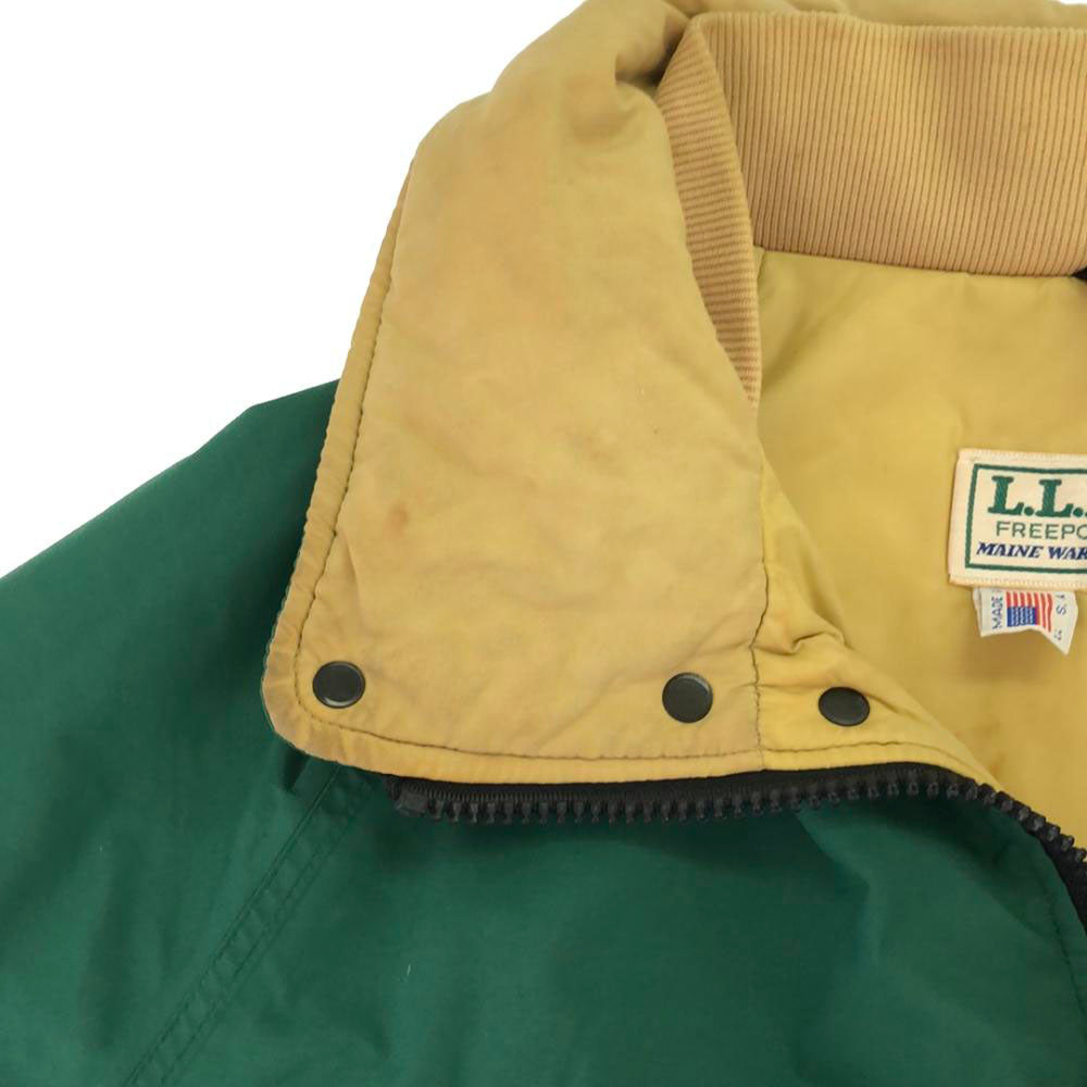 L.L.Bean エルエルビーン 80s USA製 ゴアテックス ヴィンテージ ジップジャケット グリーン アウトドア メンズ