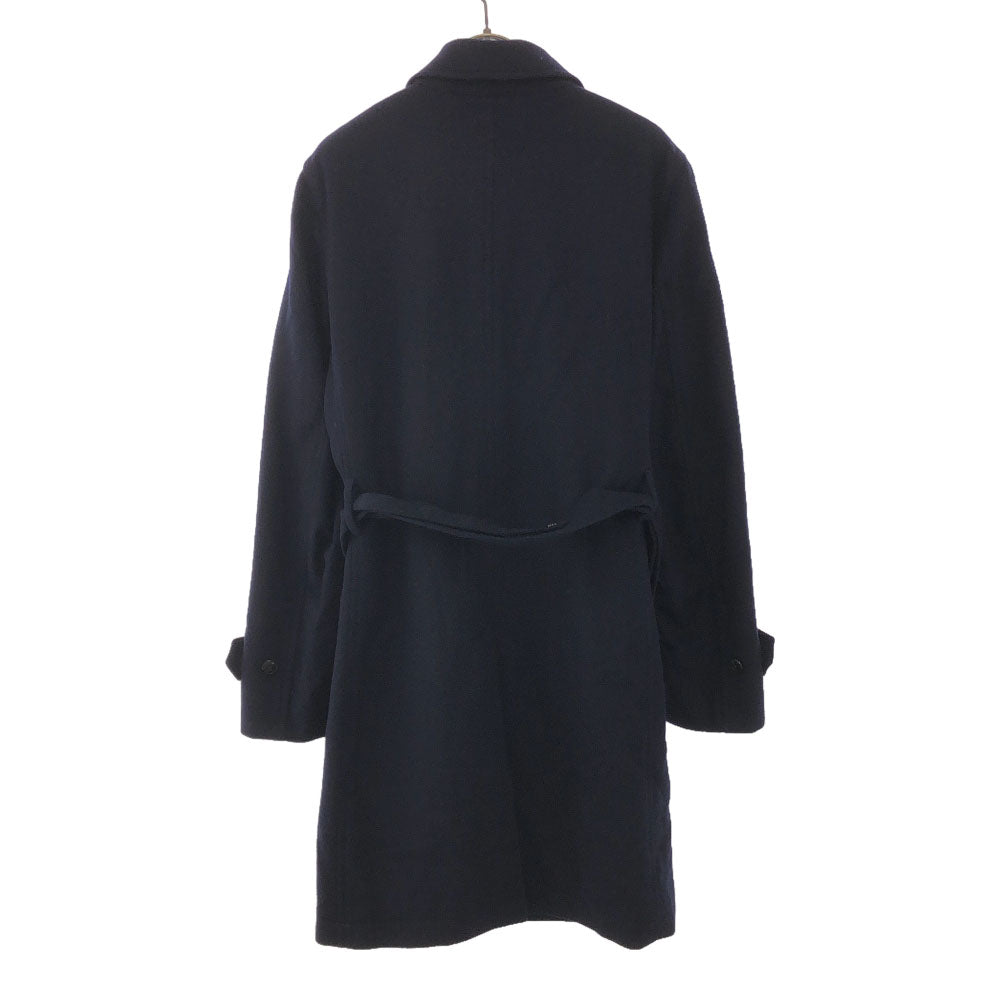 TOMORROWLAND トゥモローランド ピルグリム ウール カシミヤブレンド ロングコート 48 ネイビー メンズ