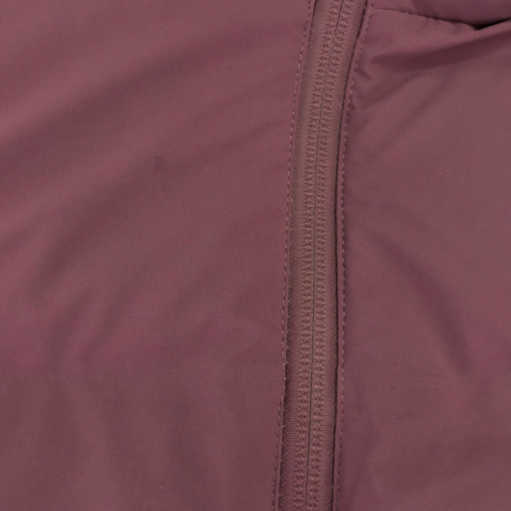 UNIQLO ユニクロ シームレスダウンショート コート L パープル系 ダブルファスナー レディース