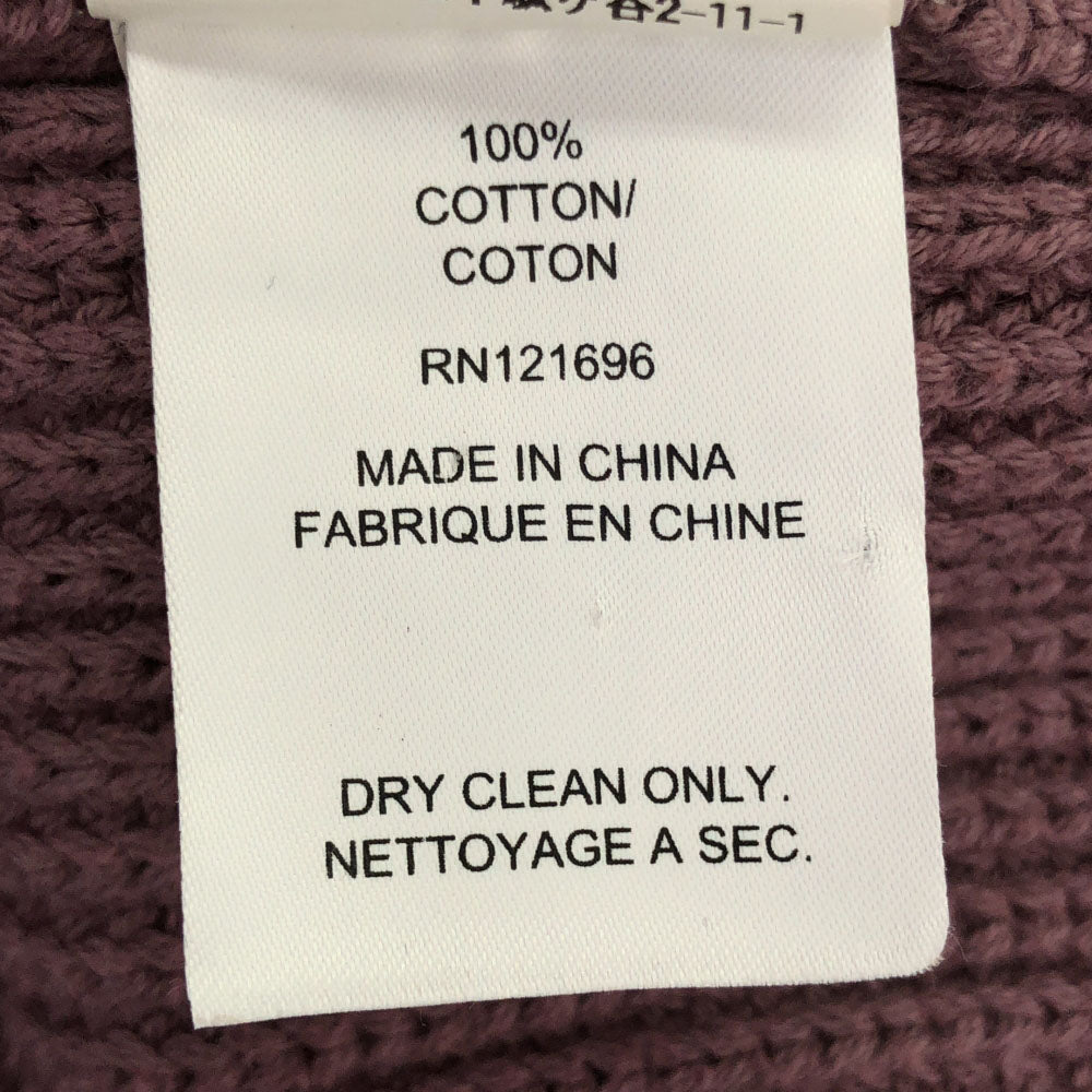 DEMYLEE デミリー 長袖 コットン ニット S スモークピンク系 セーター レディース