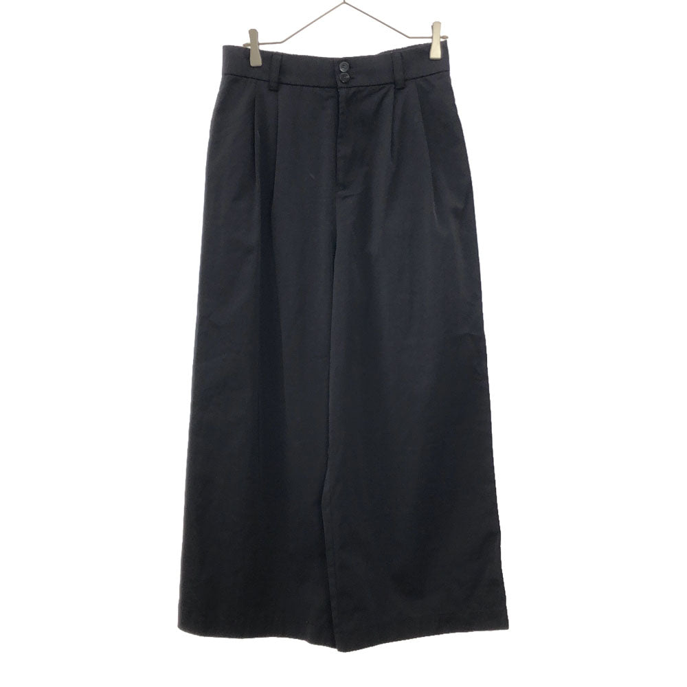 ザラ タック ワイドパンツ L ブラック ZARA レディース