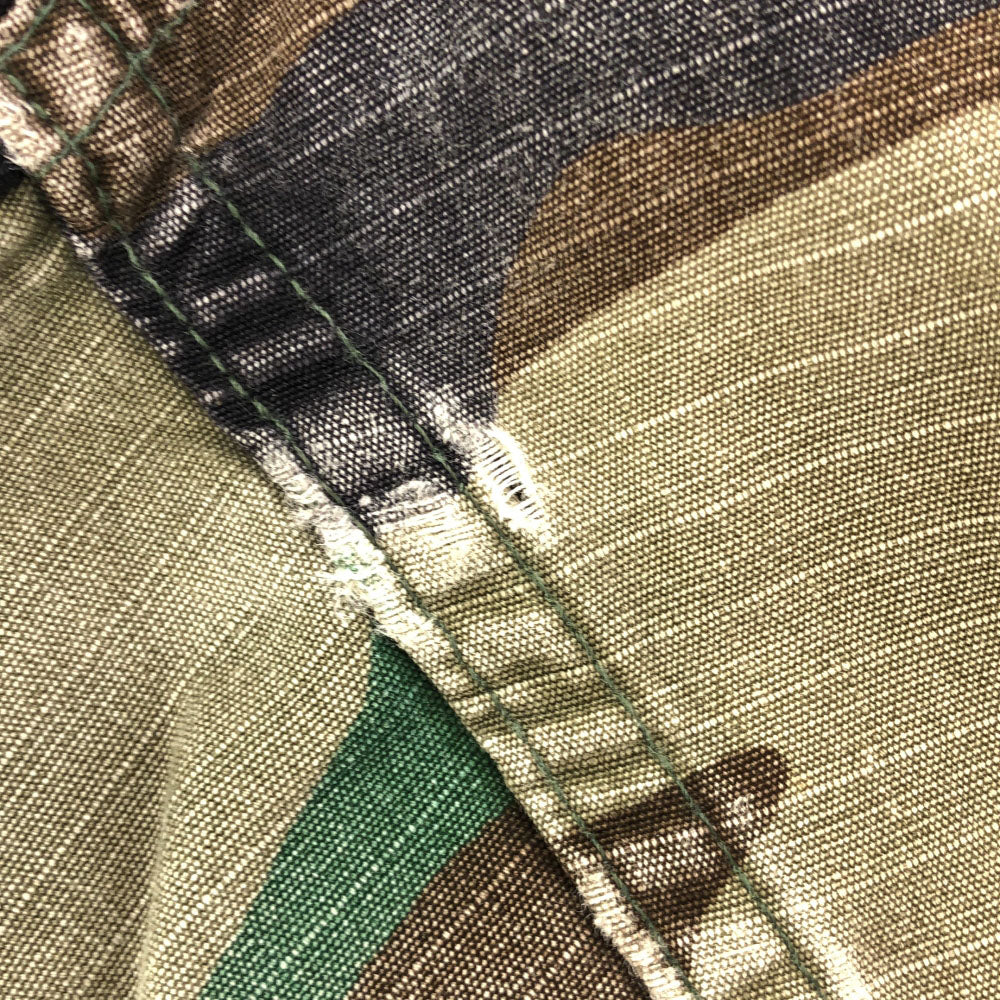 アメリカ軍 90s DLA オールド 迷彩 カーゴパンツ XS グリーン系 US ARMY ボタンフライ カモフラ メンズ