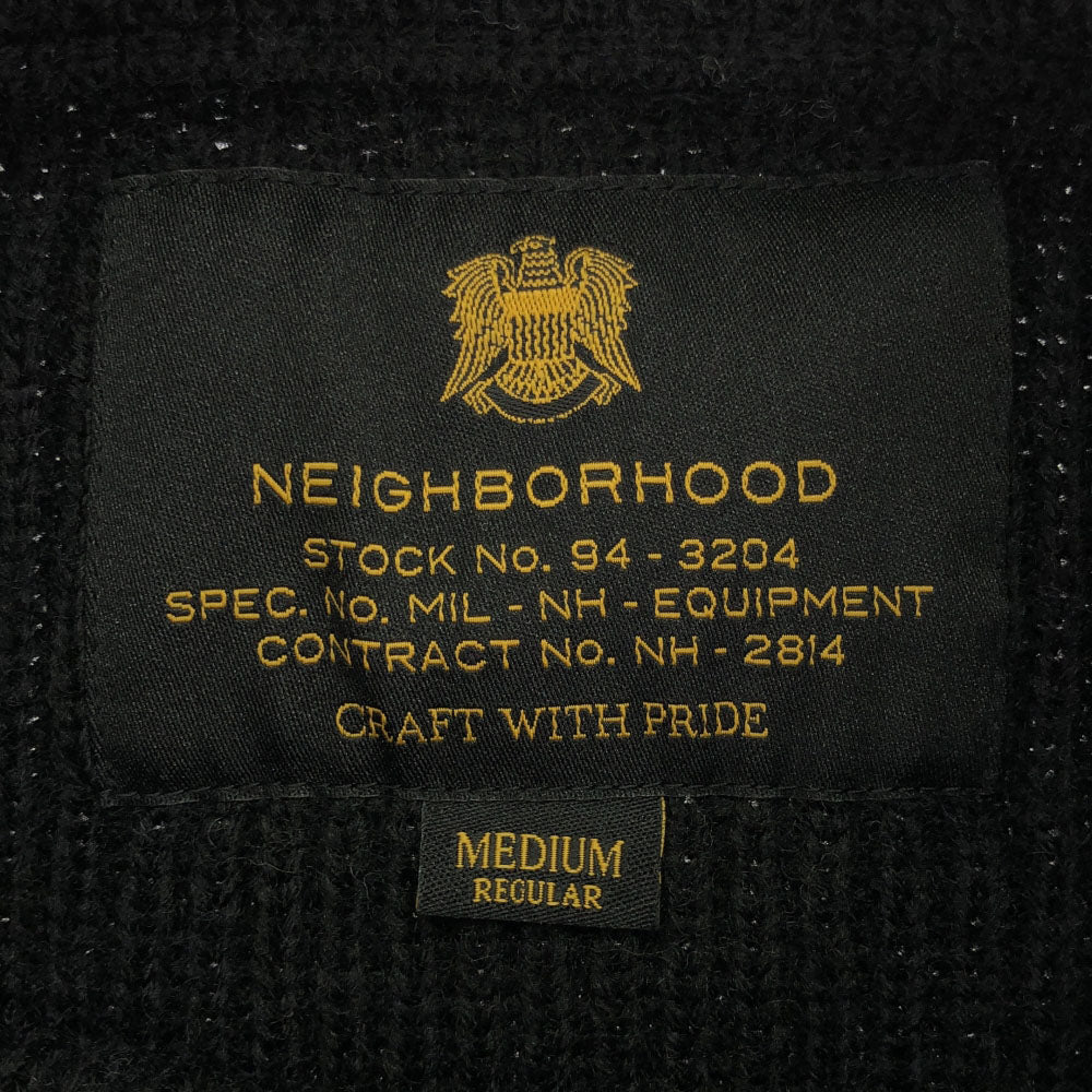 NEIGHBORHOOD ネイバーフッド ウール 長袖 ニット M ブラック セーター メンズ