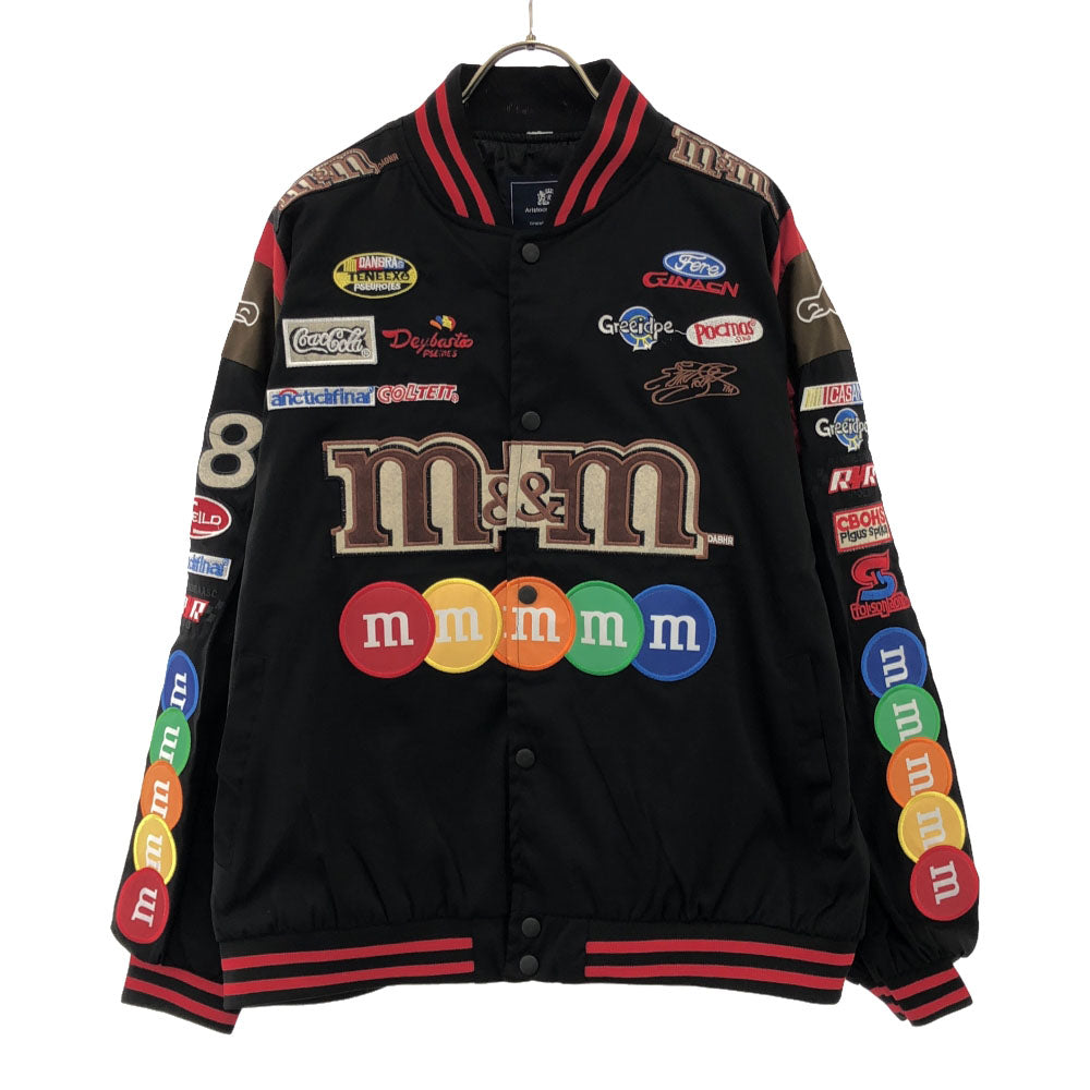 未使用 ロベルトカバーニ ワッペン スタジャン 48 ブラック系 メンズ