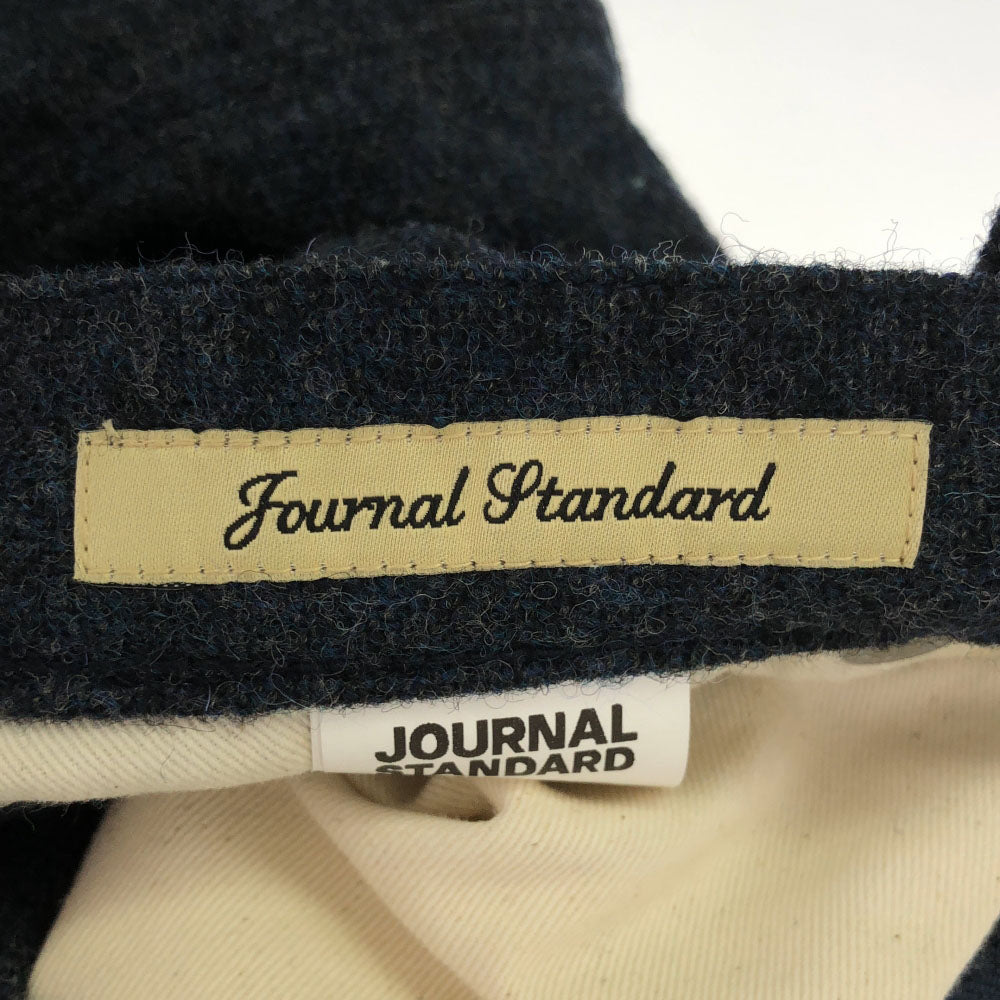 ジャーナルスタンダード ウールパンツ S ネイビー JOURNAL STANDARD 裏地付き メンズ