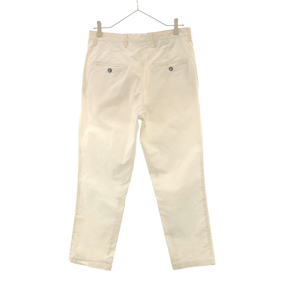 ビガーノ ツータック テーパードパンツ 44 ホワイト VIGANO QUARANLAQUALLRO メンズ